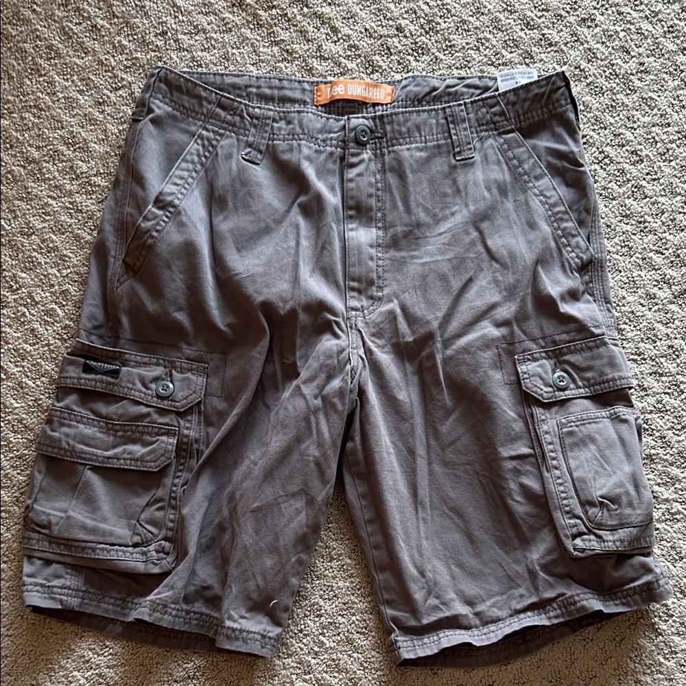 Joe Boxer Men's Cargo Shorts in Dark Gray